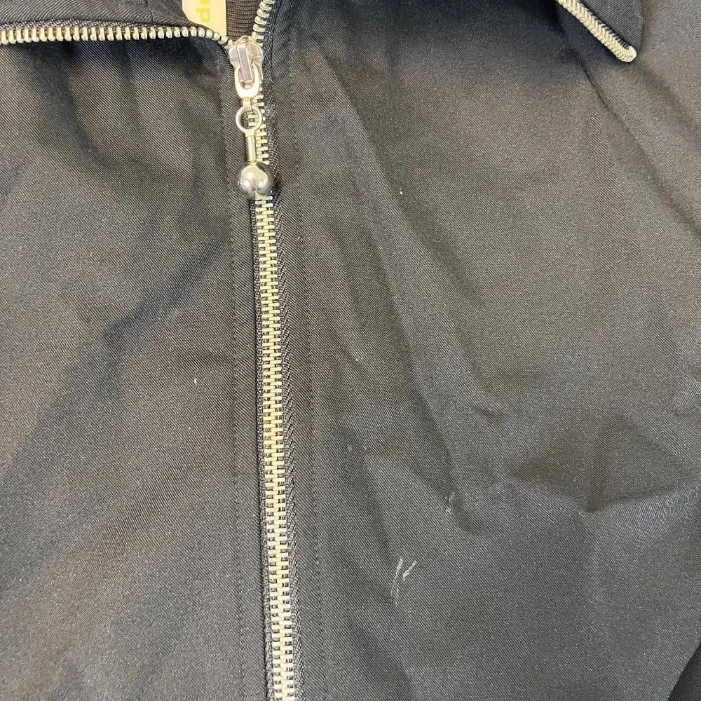 Debra‎ deRoo Black Womens Size Large Zip Up Jacket Windbreaker Shell Vintage Pkt